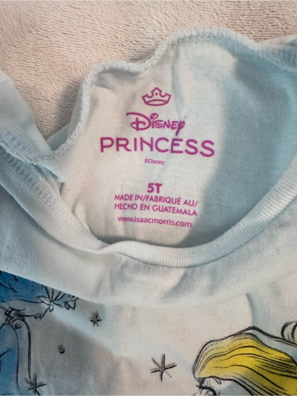 8 Piece Lot Girls pants & Cinderella top sz 5 - Picture 8 of 8